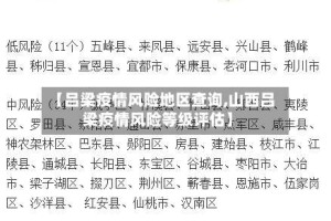 【吕梁疫情风险地区查询,山西吕梁疫情风险等级评估】