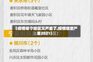 【疫情哪个地区又严重了,疫情哪里严重2021】