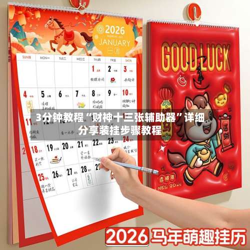 3分钟教程“财神十三张辅助器”详细分享装挂步骤教程-第2张图片