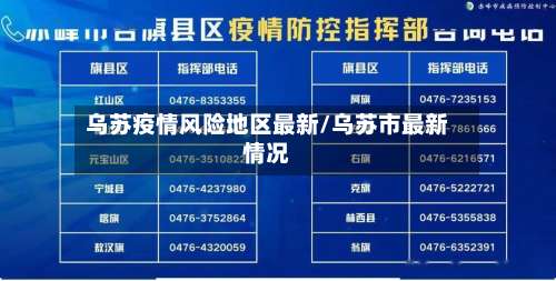 乌苏疫情风险地区最新/乌苏市最新情况-第1张图片