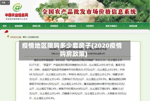 疫情地区限购多少套房子(2020疫情购房政策)-第2张图片