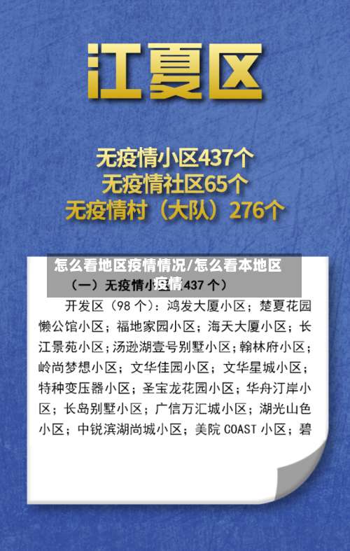 怎么看地区疫情情况/怎么看本地区疫情-第1张图片