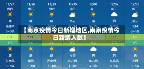 【南京疫情今日新增地区,南京疫情今日新增人数】-第1张图片